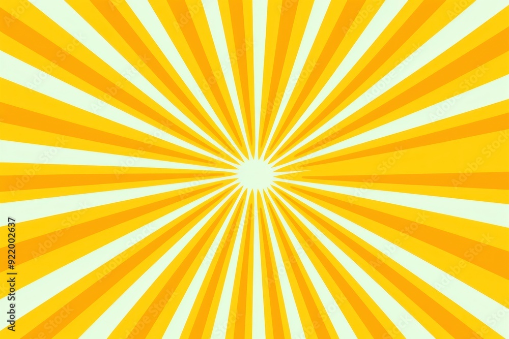 Canvas Prints yellow sunburst background backgrounds pattern abstract.