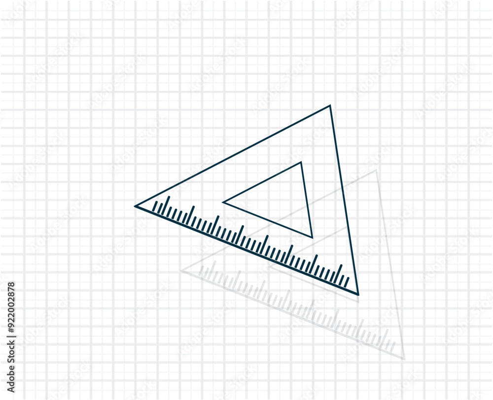 Poster vector dark color icon with shadow on light checkered background