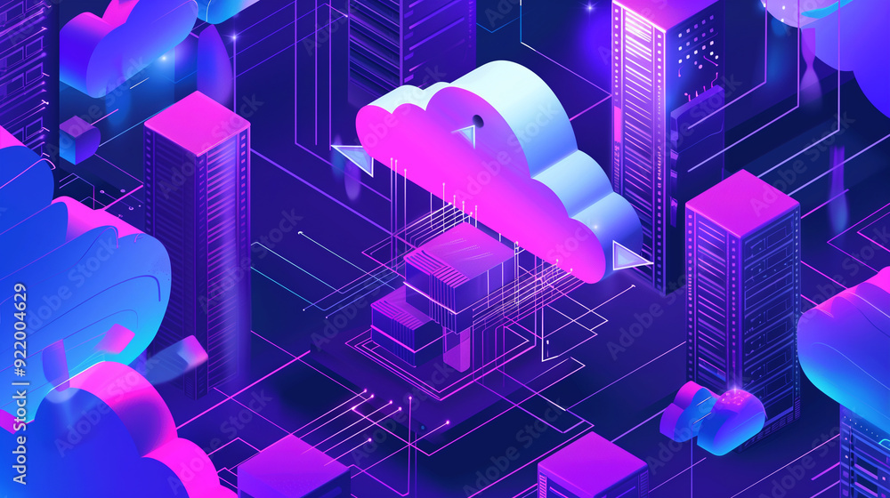 Poster a cloud storage system with multiple layers of security, including encryption, access controls, and 