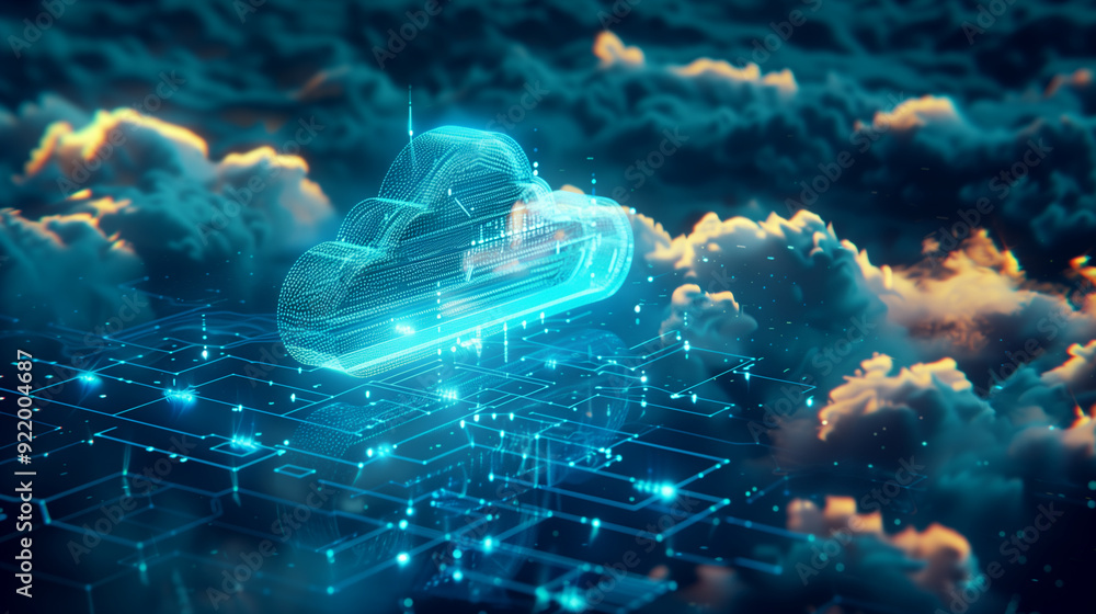Poster a cloud storage system with multiple layers of security, including encryption, access controls, and 