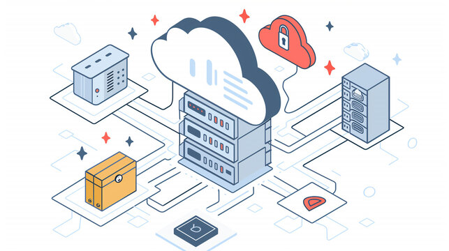 a cloud storage system with multiple layers of security, including encryption, access controls, and secure login processes.