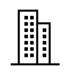 Business Building Icon – Vector Illustration for Corporate Infrastructure and Real Estate Design