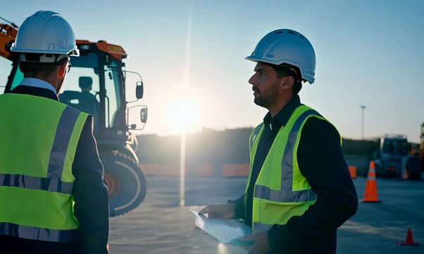 Safety Inspection at Construction Site: Buffer and Protection Focus