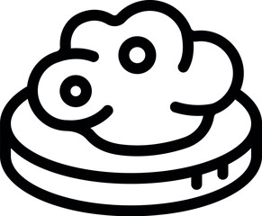 Laboratory petri dish containing a sample with growing mold being analyzed