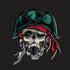 skull graphic bones cartoon element