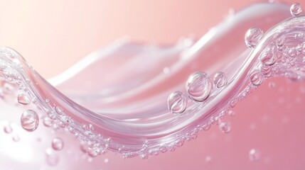A wave of water with many small bubbles