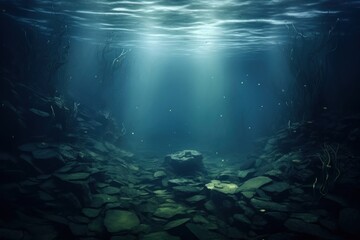 Obraz premium Underwater scene outdoors nature fish.