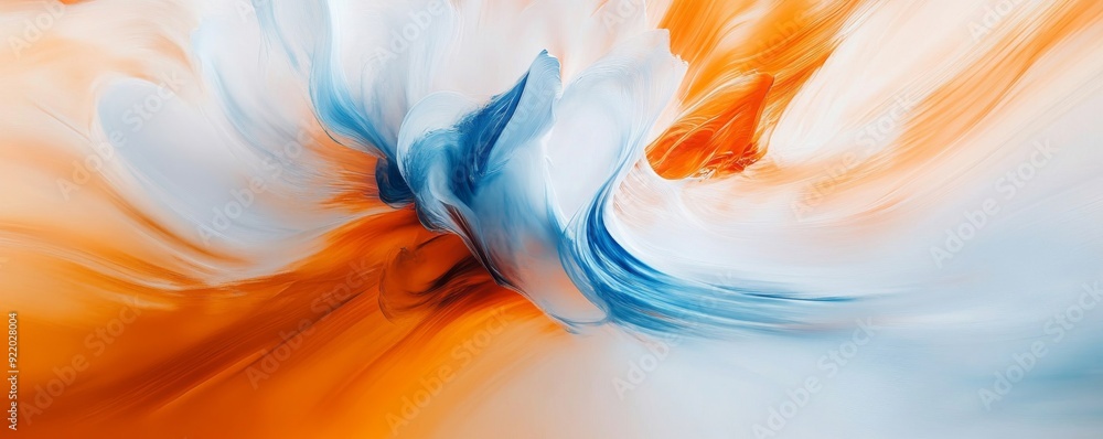 Poster abstract swirling colors creating dynamic artistic background