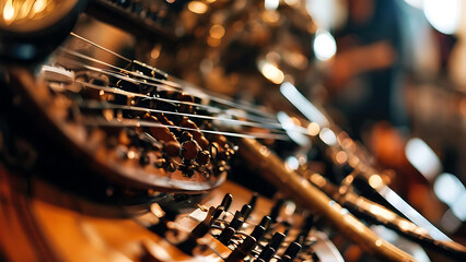 Fototapeta premium Musical instruments playing 