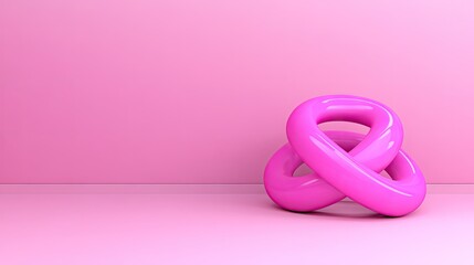 Obraz premium A vibrant exploration of the colorful infinity symbol with a gradient backdrop showcasing the essence of endless flow and connection