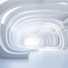 Obraz premium background seamless subtle white glossy soft waves transparent texture overlay abstract wavy embossed marble displacement bump or height map simple panoramic ,White Room With Spiral Design on Wall 