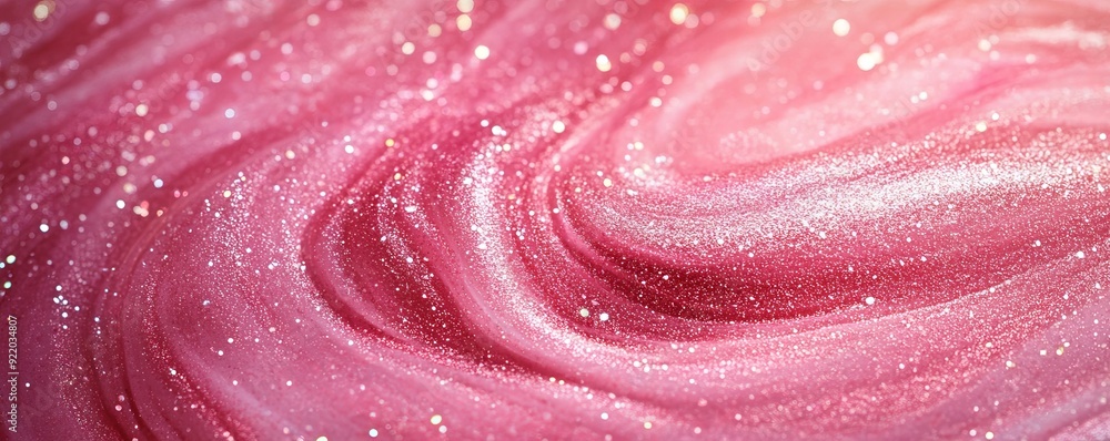 Poster abstract pink glitter background creating festive bokeh effect