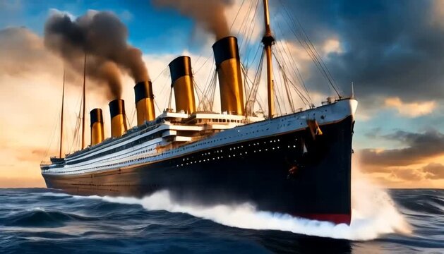 Titanic generated with ai.
