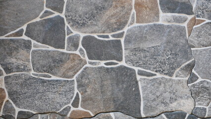 Natural stone granite wall. Seamless texture. Perfect tiled on all sides.