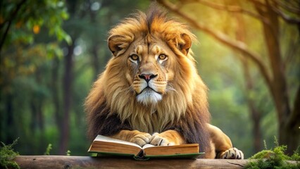 Fototapeta premium portrait of a lion