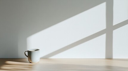 Serene Monday Morning Bliss: Warm Sunlight Through Window