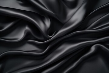 Obraz premium Silk fabric texture black transportation automobile.