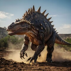 Fototapeta premium Dinosaurs 005