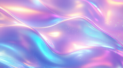 Holographic Neon background ,Colorful psychedelic Abstract. Pastel color waves for Background. modern design background