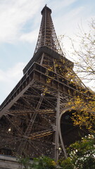 Detail of Eiffel Tower, April 2023