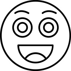 Laughing Vector Icon Design