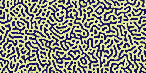 Fototapeta premium Abstract seamless turing pattern minimal organic geometric yellow background. black bold line abstract pattern Transparent monochrome striped texture, seamless pattern, modern stylish texture. 