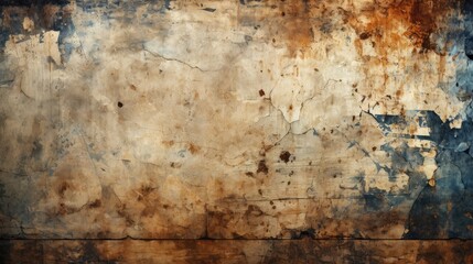Concept of Vintage and antique background frame art with a front view of empty old stained and scratched photo paper texture Close up studio photography  