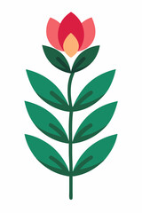  A laurel flower vector illustration