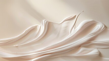 texture strokes of delicate  beige cream, cosmetic background