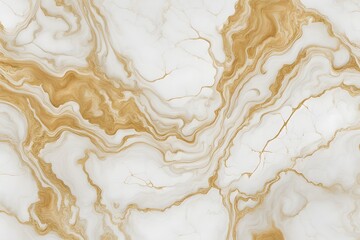 Fototapeta premium A luxurious gold marble pattern with subtle white veining, AI Generated 