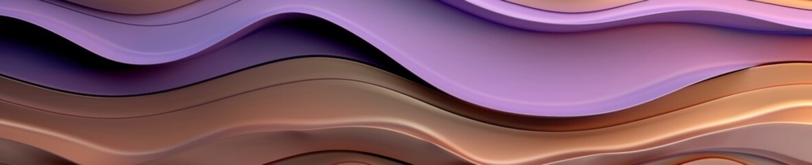 Fototapeta premium Abstract background with smooth, undulating, overlapping, and colorful shapes.