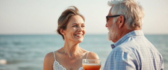 Happy Couple on Vacation