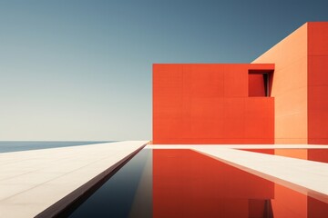 Obraz premium Architect photography architecture building outdoors.