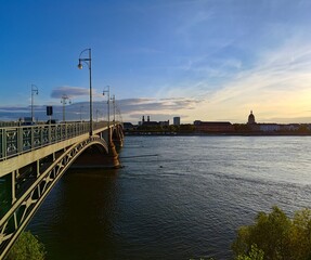 bridge over the river