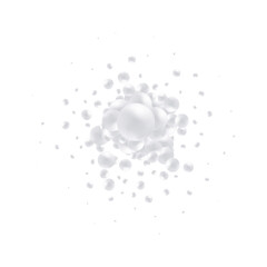 A pearl ball float in the air Minimal style Cosmetic background product stand presentation 3d rendering. Eps 10