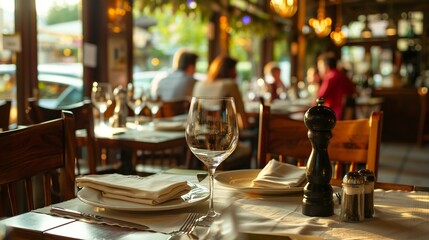 Finding the Perfect Name for Your Italian Restaurant stock photo , generative ai