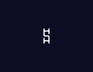 Obraz premium HH HSH icon logo design template vector