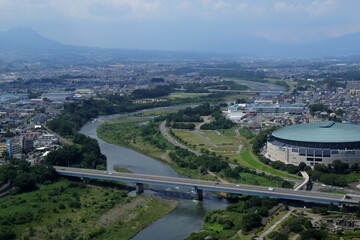 日本　群馬の風景