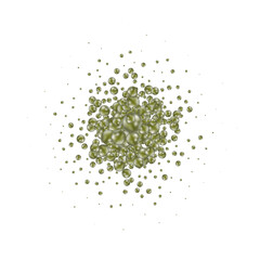 A scattering of pearls with a shadow. Beauty and fashion, style and design. Eps 10