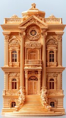 Fototapeta premium Modern Bank Building Showcasing Financial Stability and Architectural Elegance
