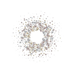 Pastel bright and colorful plastic balls background texture. Colorful background, pastel color background or wall paper. Beautiful pastel background images. Round photo frame. Eps 10