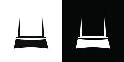 internet router icon line art vector