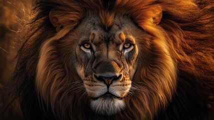 Majestic Lion Portrait