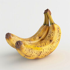 banana fruit ripe yellow spotty fresh food healthy organic raw produce nutrition tropical fruit bunch three bananas natural 