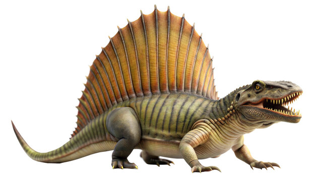 dimetrodon on a transparent background