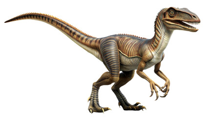Fototapeta premium velociraptor on a transparent background