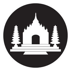 Temple icon design