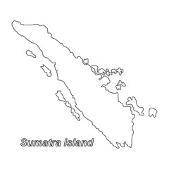 Map of Sumatra Island
