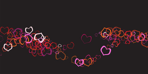 background with hearts
