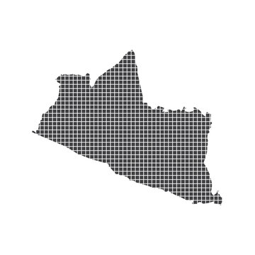 Yogyakarta map icon design